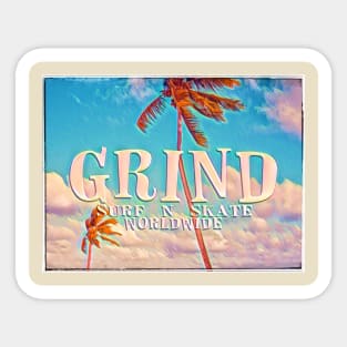 Grind Palm Sticker